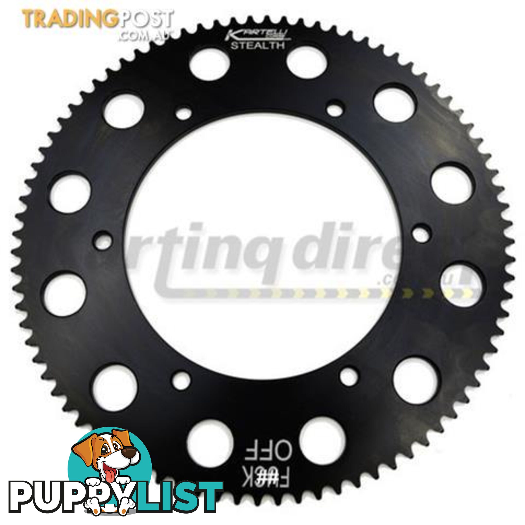 Go Kart Kartelli Corse STEALTH Sprocket 88 teeth.  Careful they are rude. - ALL BRAND NEW !!!