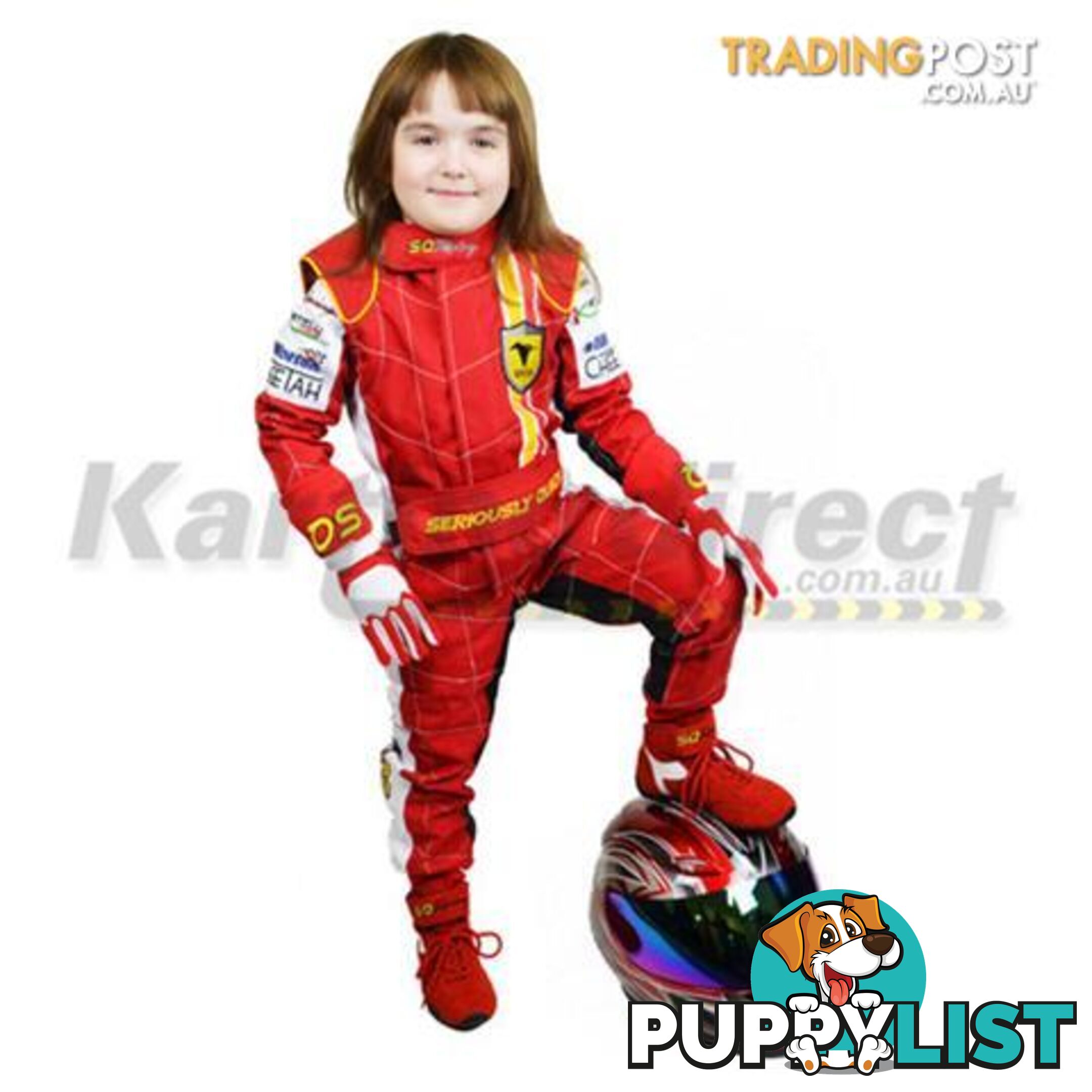 Go Kart SQ Racing Race Suit Approx. 7yo - ALL BRAND NEW !!!