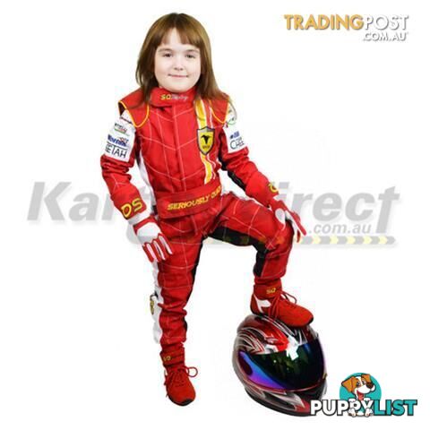 Go Kart SQ Racing Race Suit Approx. 7yo - ALL BRAND NEW !!!