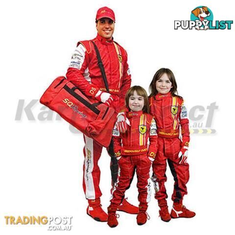 Go Kart SQ Racing Race Suit Approx. 7yo - ALL BRAND NEW !!!