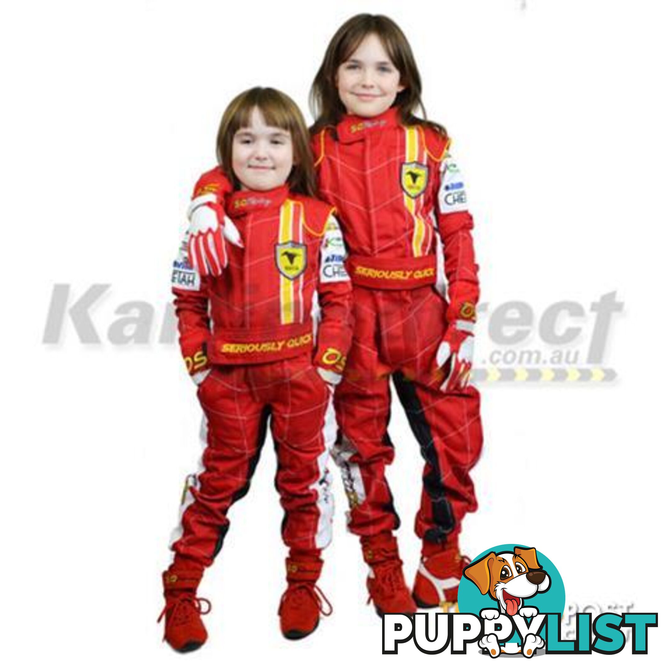 Go Kart SQ Racing Race Suit Approx. 7yo - ALL BRAND NEW !!!