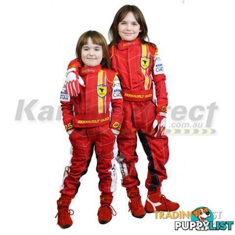 Go Kart SQ Racing Race Suit Approx. 7yo - ALL BRAND NEW !!!