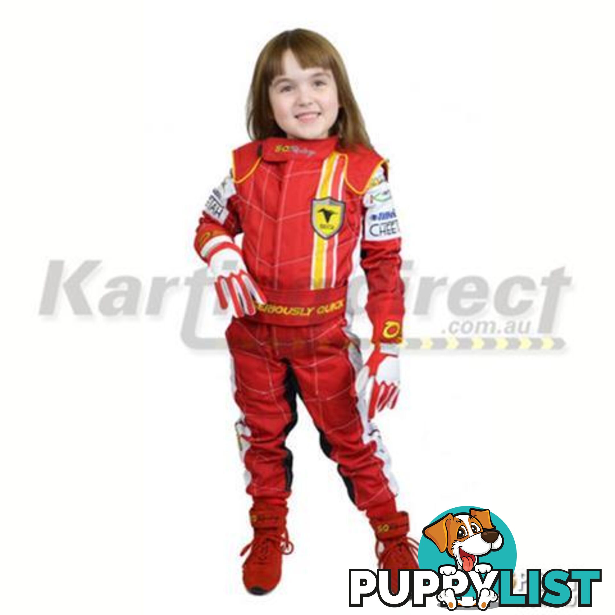 Go Kart SQ Racing Race Suit Approx. 7yo - ALL BRAND NEW !!!