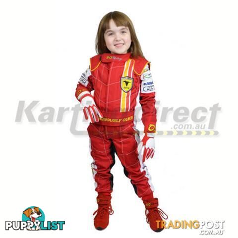 Go Kart SQ Racing Race Suit Approx. 7yo - ALL BRAND NEW !!!