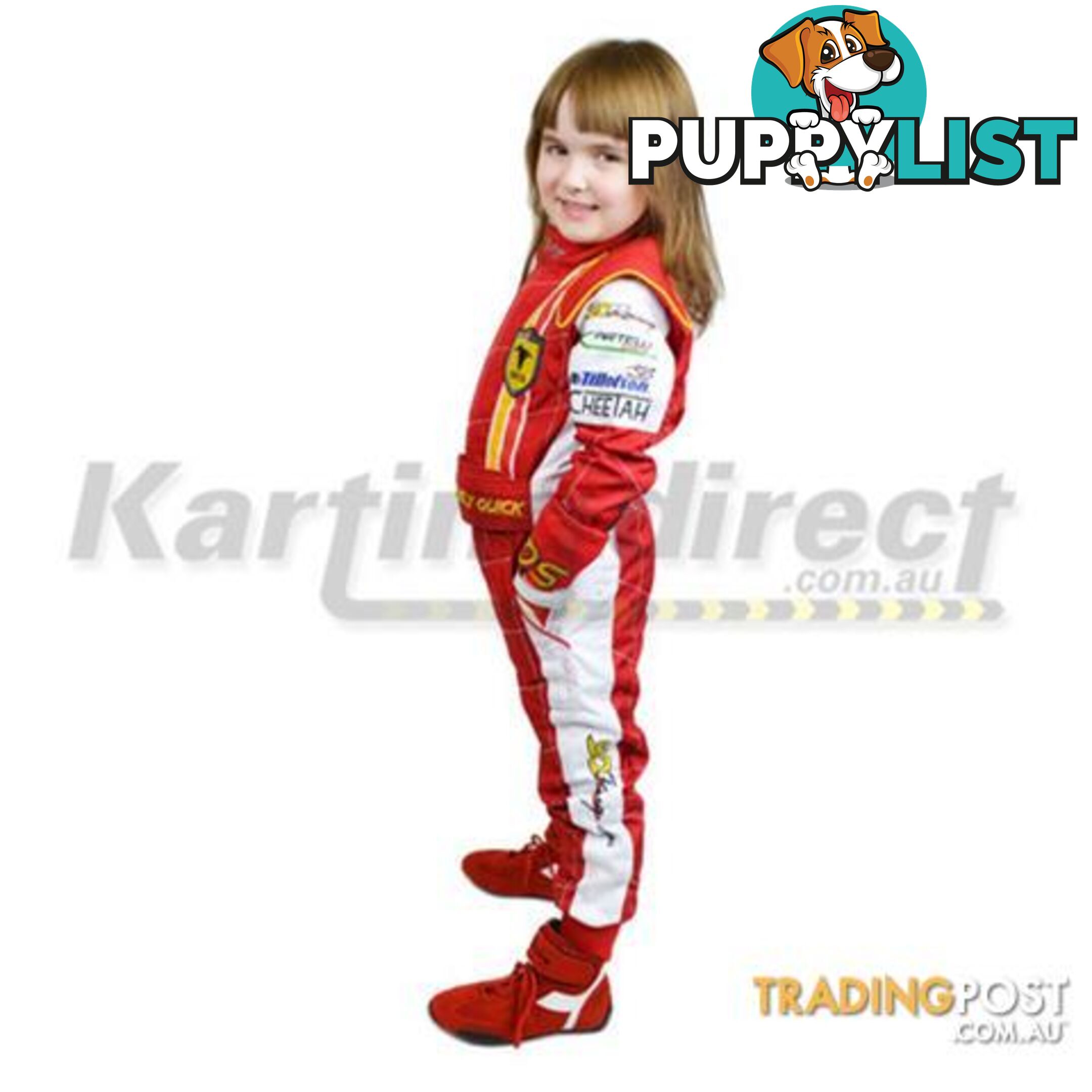 Go Kart SQ Racing Race Suit Approx. 7yo - ALL BRAND NEW !!!