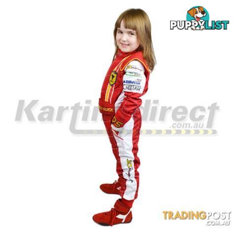 Go Kart SQ Racing Race Suit Approx. 7yo - ALL BRAND NEW !!!