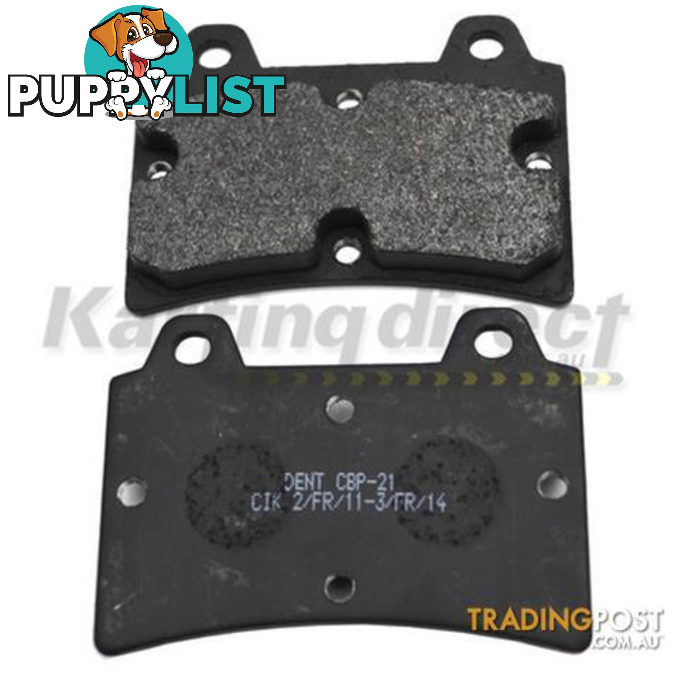 Go Kart Brake Pads  Suit ARROW MONACO OMEGA  DENT BRAKES 11mm Thick - ALL BRAND NEW !!!