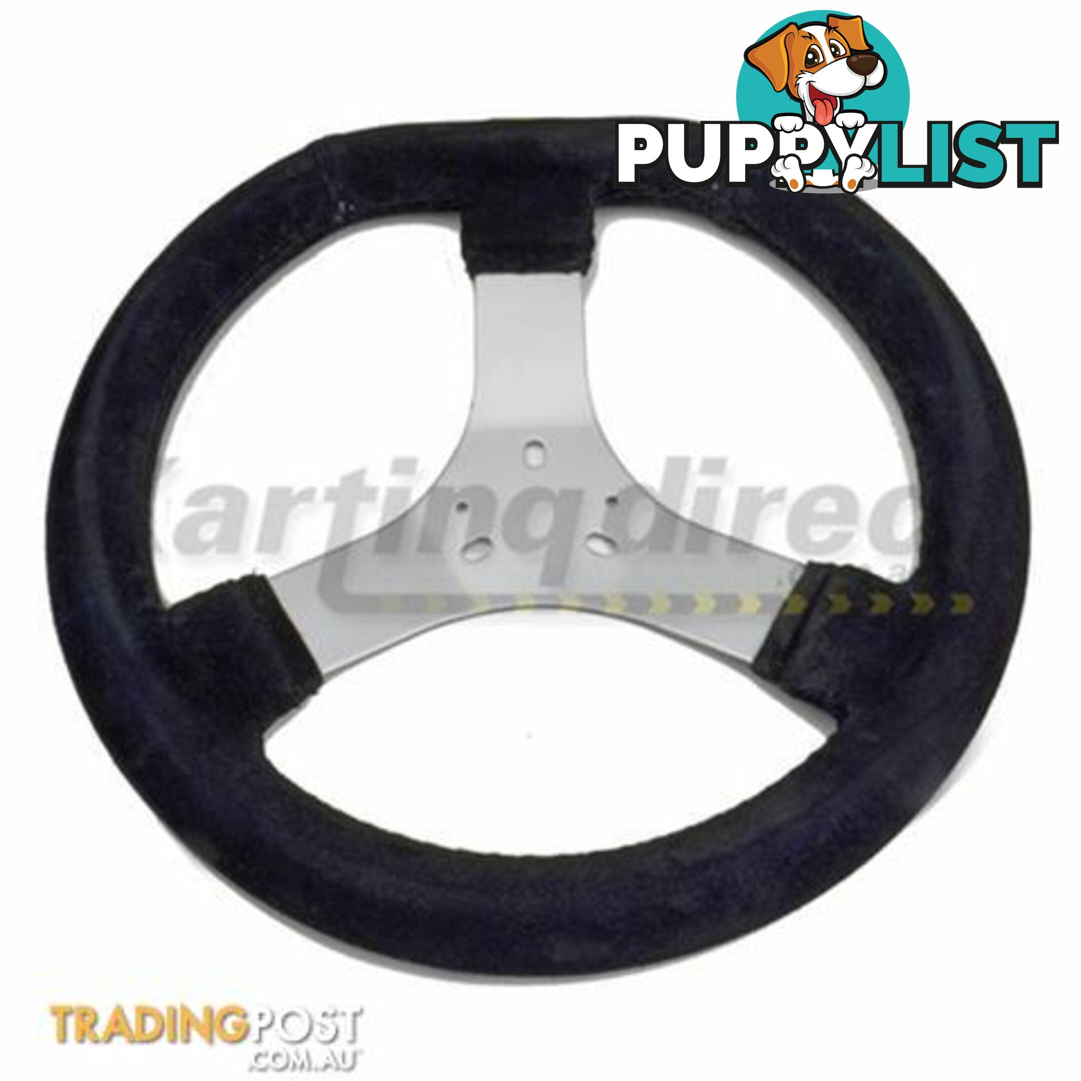 Go Kart Steering Wheel  SQ  Hard Black - ALL BRAND NEW !!!