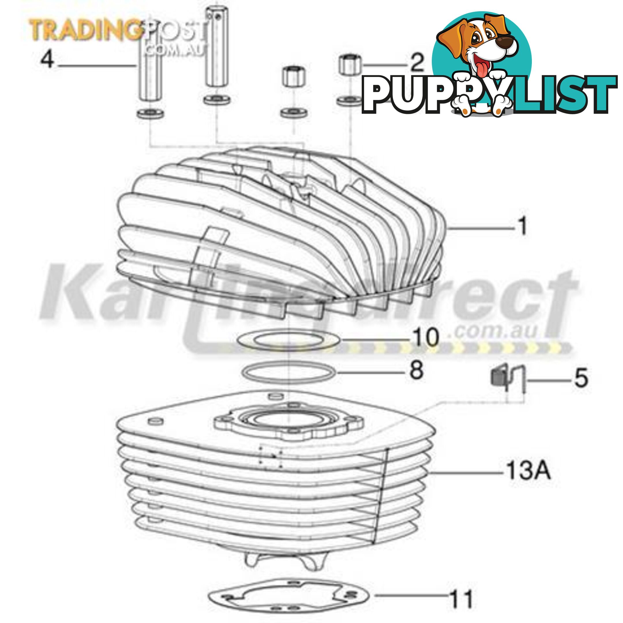 Go Kart CYLINDER HEAD NUT M8 - ALL BRAND NEW !!!