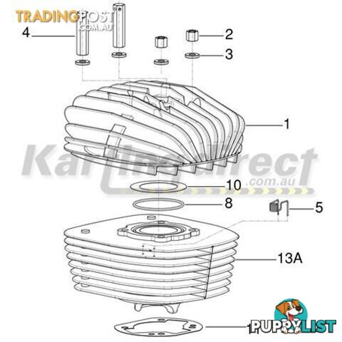 Go Kart CYLINDER HEAD NUT M8 - ALL BRAND NEW !!!