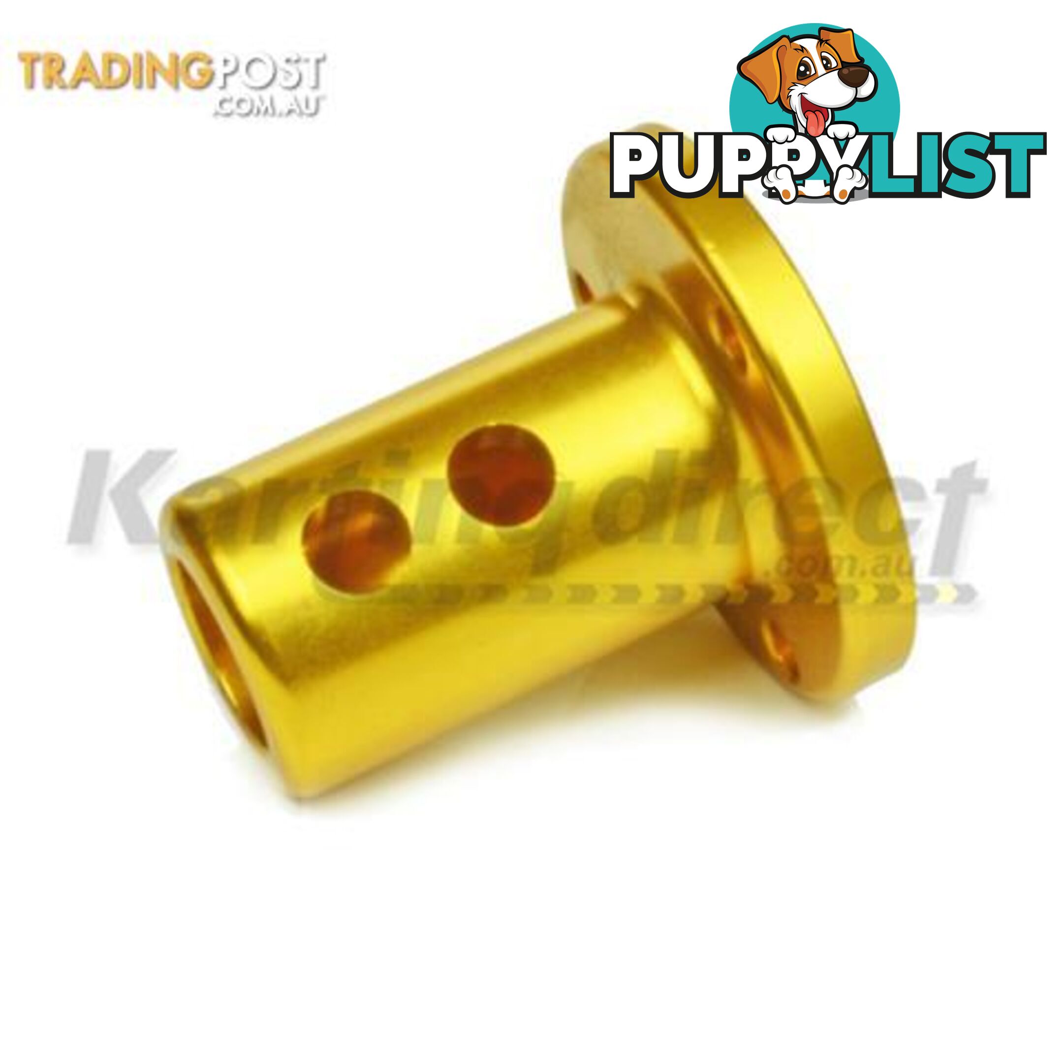 Go Kart Steering Boss Straight Flat - Gold 19mm Shaft - ALL BRAND NEW !!!