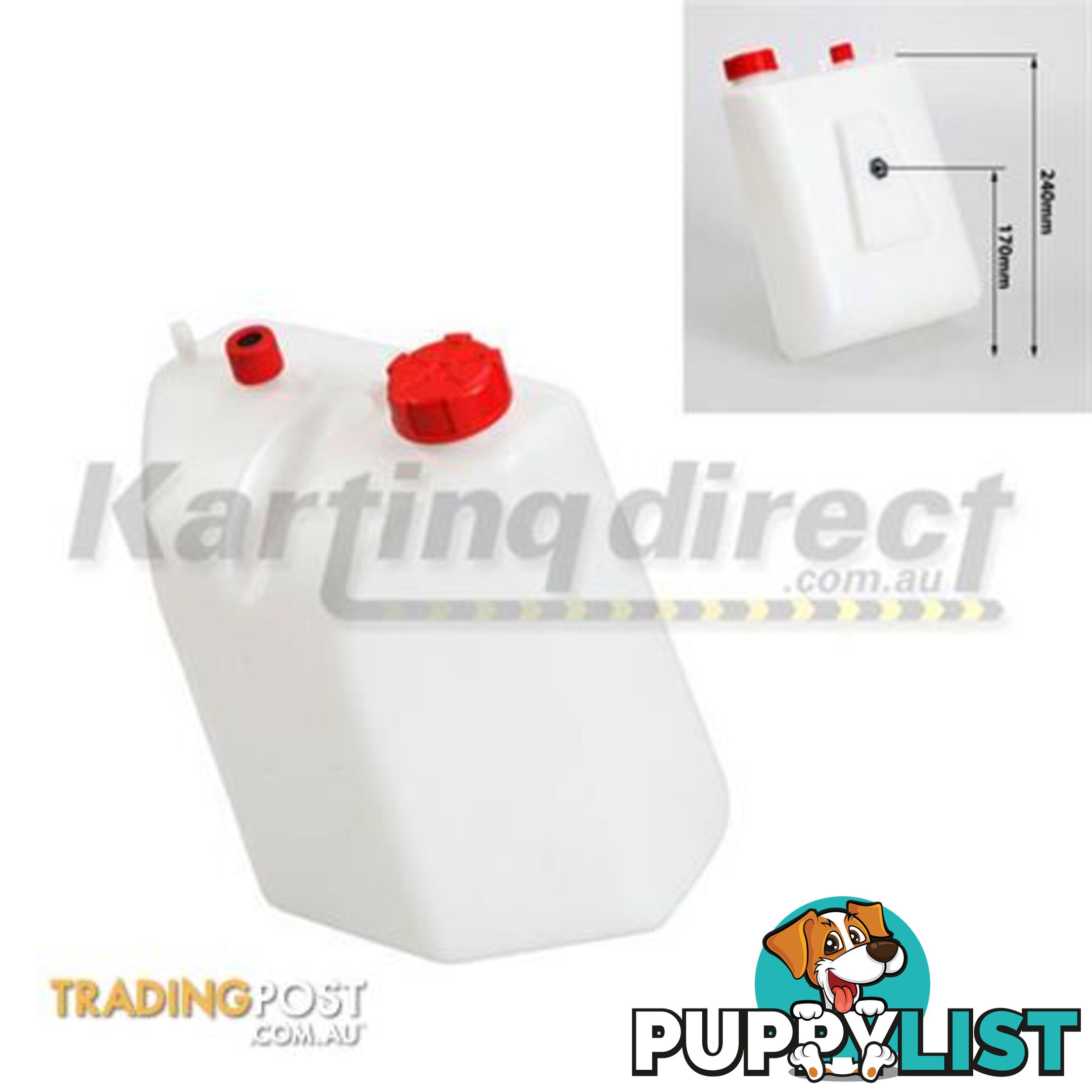 Go Kart 5 Litre Euro Style Fuel Tank - ALL BRAND NEW !!!