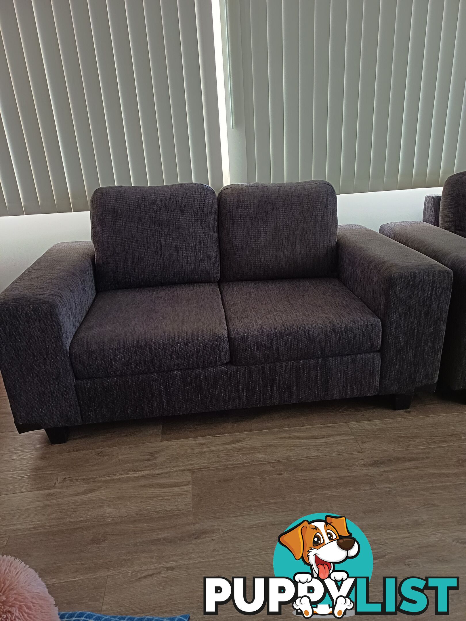 Lounge  3 seater plus 2 seater  gray