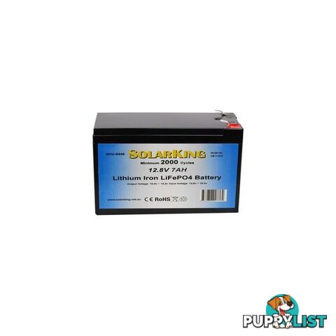 Solarking 7Ah 12V Lithium Iron Battery LiFePo4 CB-7-12-5