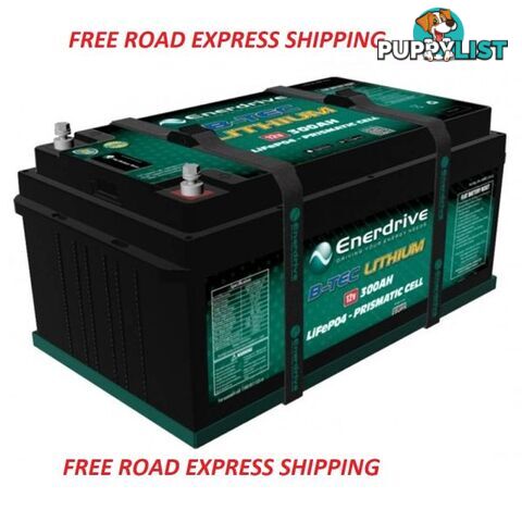 Enerdrive ePOWER 12V 300Ah Lithium Battery Bluetooth B-TEC G2 LiFePO4