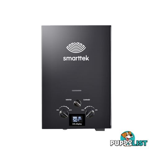 Smarttek Black Portable Hot Water Heater Shower System with 6LPM Water Pump