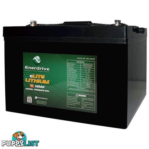 ENERDRIVE B-TEC 100AMP / 12V LIFEPO4 BATTERY GEN2 Tray & Strap