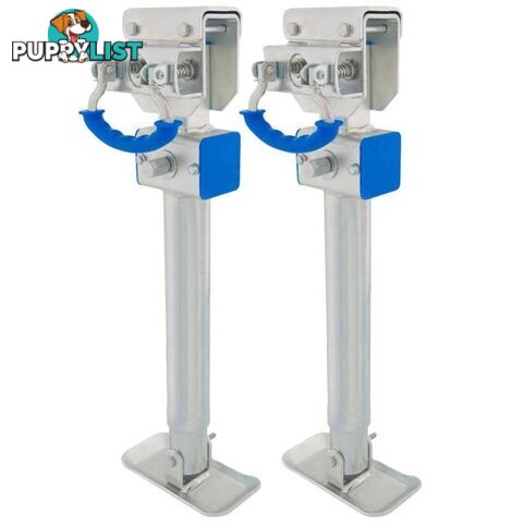 Ark XO 850mm Corner Steady Leg Drill Driven Lift Jack 875kg - 2 PACK