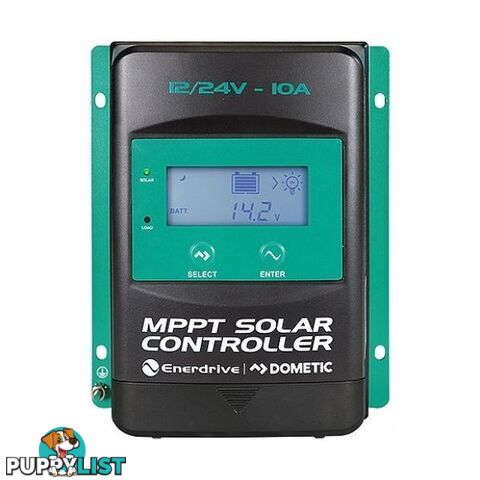 ENERDRIVE MPPT SOLAR CONTROLLER W/DISPLAY - 10AMP 12/24V