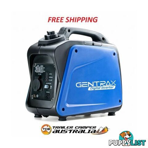 GenTrax 1.2kW Pure Sine Wave Petrol Inverter Camping Generator