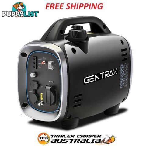 Gentrax Inverter Generator 800W Max Rated Portable Sine Wave Super Premium