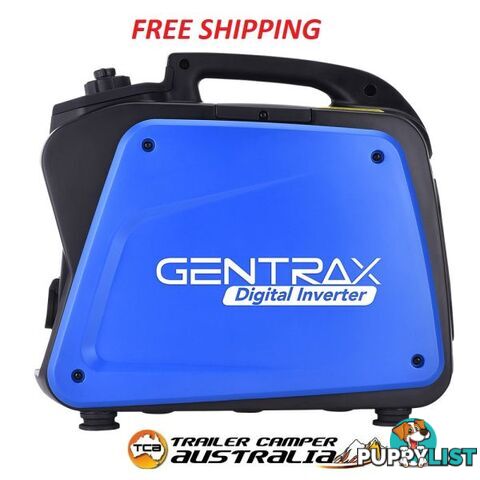 GenTrax 2kW Pure Sine Wave Inverter Petrol Portable Camping Generator