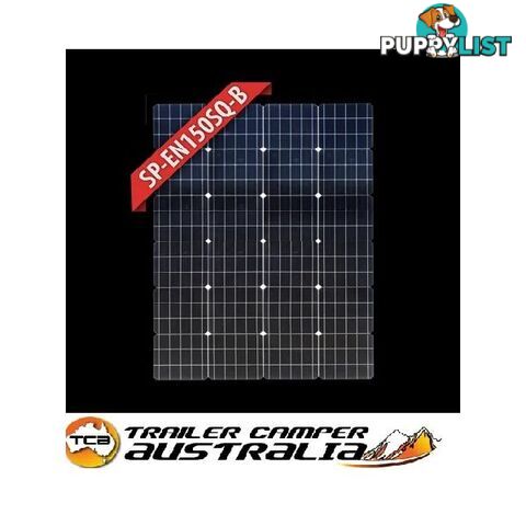 Enerdrive 150SQ Fixed Mono Solar Panel, Available in Silver or Black Frame