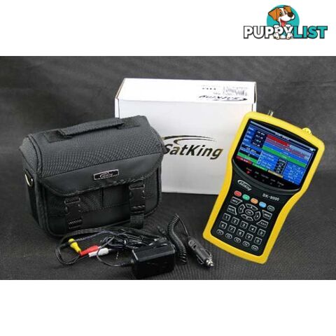 SatKing SK-9000B Combo Terrestrial & Satellite TV Meter Finder HD 4.3" LCD