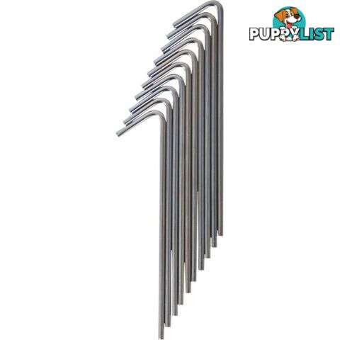 Zinc Tent Peg 10 Pack - 6.3mm x 225mm