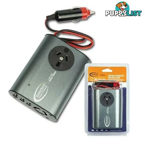 Baintech 12V 150W Pocket Inverter 3x USB