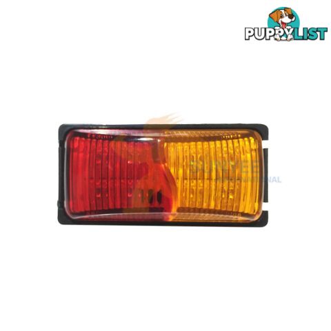 Pair LED Side Marker Amber Red Indicator Lights