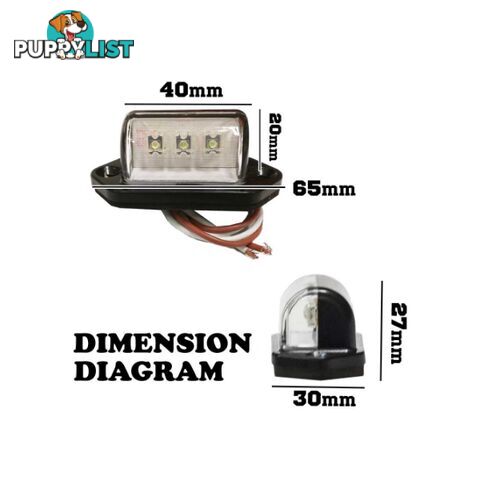 IP 68 Number Plate LED Illumination Light