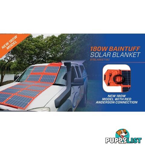 Baintuff 180W Solar Blanket Folding Panel by Baintech Monocrystalline Sunpower Cells