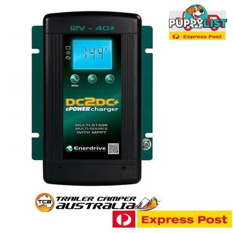 Enerdrive ePOWER 12V 40A DC to DC 12V Battery Charger MPPT Solar