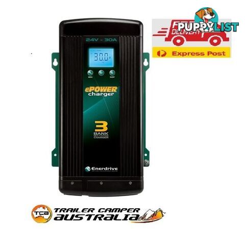 Enerdrive ePOWER 30amp 24v AC DC Battery Charger EN32430