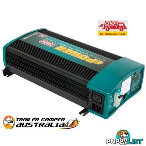 Enerdrive ePOWER 2000W 12V True Sine Wave Inverter AC Transfer