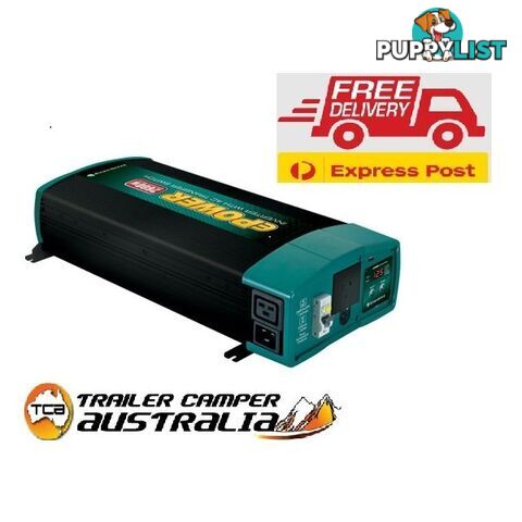 ePOWER 2600W 12V True Sine Wave Inverter with AC Transfer & Safety Switch EN1226S-X