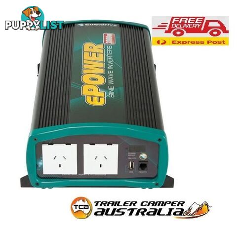 Enerdrive ePOWER 2000 W True Pure Sine Wave 12 V 240 V Power Inverter EN1120S