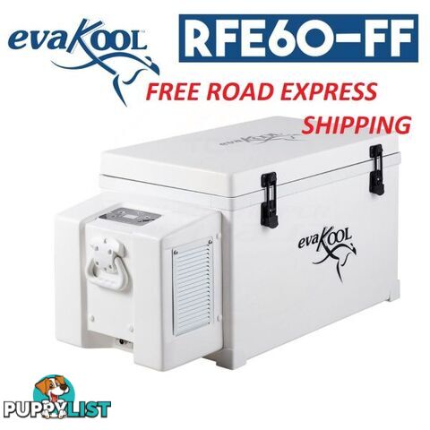 Evakool 60L Infinity Fibreglass Fridge Freezer Combo RFE60-FF With Cover