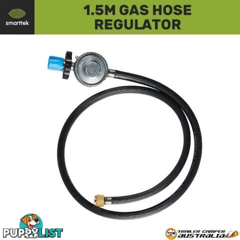 Smarttek Gas Hose & Regulator 1.5 Meters