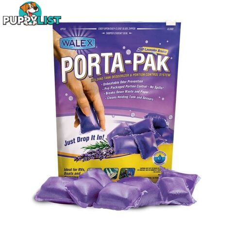 Walex Lavender Breeze Porta Pak Toilet Chemical 15 Sachets