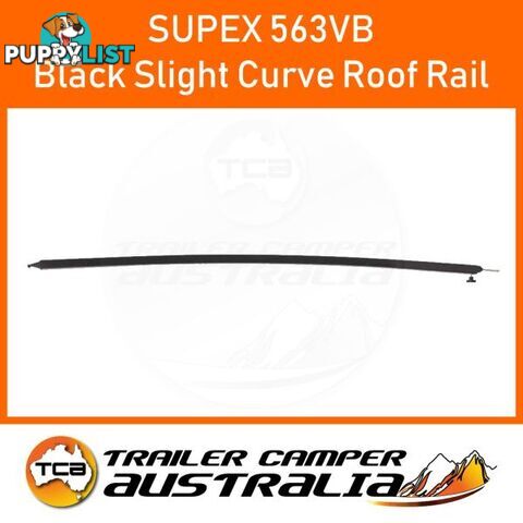 Supex Slight Curve Roof Rail Black