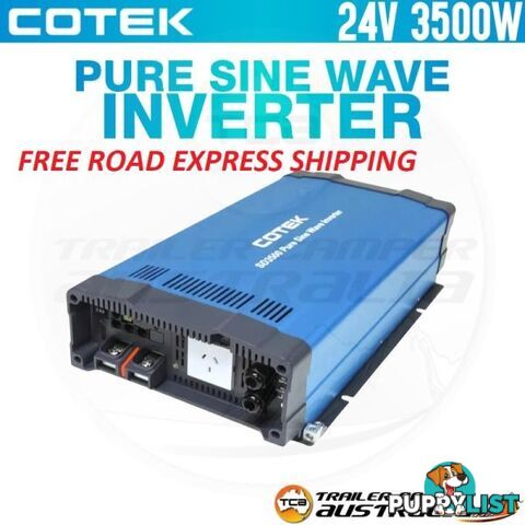 COTEK 3500W 24V Pure Sine Wave Inverter built-in AC transfer switch SD-3500-224