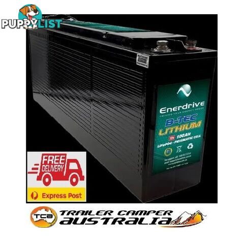 B-TEC 100AH 12V LIFEPO4 SLIM CASE BATTERY