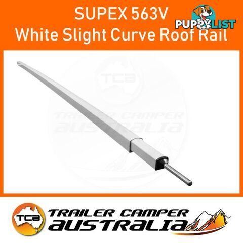 Supex Slight Curve Roof Rail White