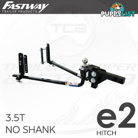 Fastway E2 Round Bar Sway Control WDH Weight Distribution Hitch 3.5T No Shank