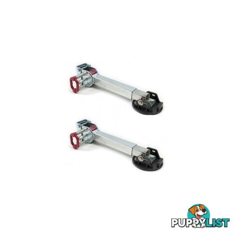 2 X ALKO 740mm Drop Down Stabiliser Leg Corner Steady AL-KO Big Foot Design