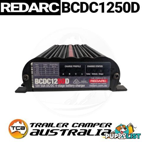 Redarc BCDC1250D 50 Amp DC to DC Battery Charger MPPT Solar Input