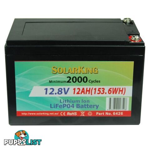 Solarking 12Ah 12V Lithium Iron Battery LiFePo4 LB-12-12-10