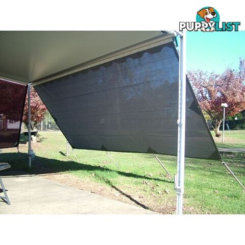 Sunbuster 3.5m Solar Shade Longwall Privacy Screen